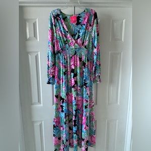 Lilly Pulitzer Maxi Dress - Onyx Jaguar Jungle